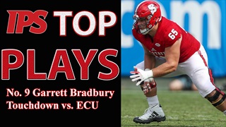 TOP 10 OFFENSIVE PLAYS: No. 9 Garrett Bradbury TD vs. ECU