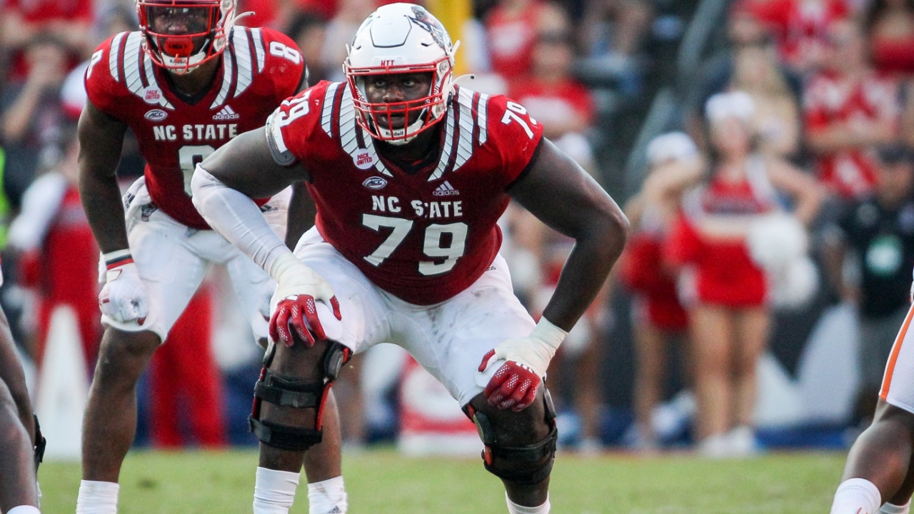 NC State left tackle Ikem Ekwonu has gone from a Rivals.com three