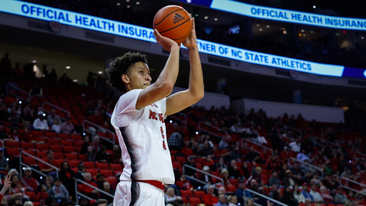 February 28, 2023: North Carolina State Wolfpack guard Jack Clark