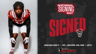 SIGNED: Late Flip Rohan Davy Inks With NC State