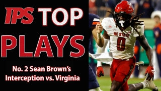 TOP 10 DEFENSIVE PLAYS: No. 2 Sean Brown's Diving INT vs. Virginia