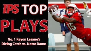 TOP 10 OFFENSIVE PLAYS: No. 1 Keyon Lesane's Diving Catch vs. Notre Dame