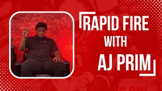 2 Minutes with NC State DL AJ Prim | Rapid Fire Q&A