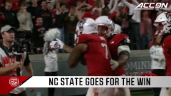 WATCH: NC State Goes For The Win on 4th Down