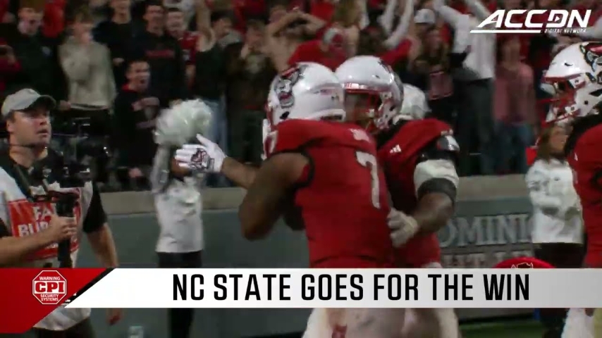 WATCH: NC State Goes For The Win on 4th Down