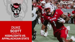 WATCH: NC State RB Duke Scott Runs Wild Against App State