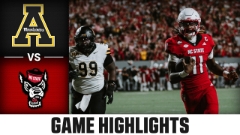 WATCH: Highlights From NC State's Home Win Over App State