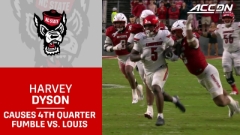 WATCH: Harvey Dyson's Forced Fumble