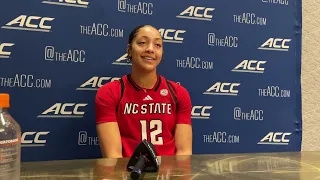 NC State's F Khamil Pierre and G Zoe Brooks ACC Tip-Off Comments