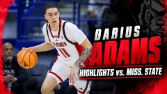 GAME HIGHLIGHTS: NC State Guard Darius Adams vs. Mississippi State